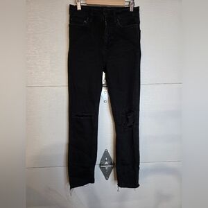 PAIGE Black Denim Jeans